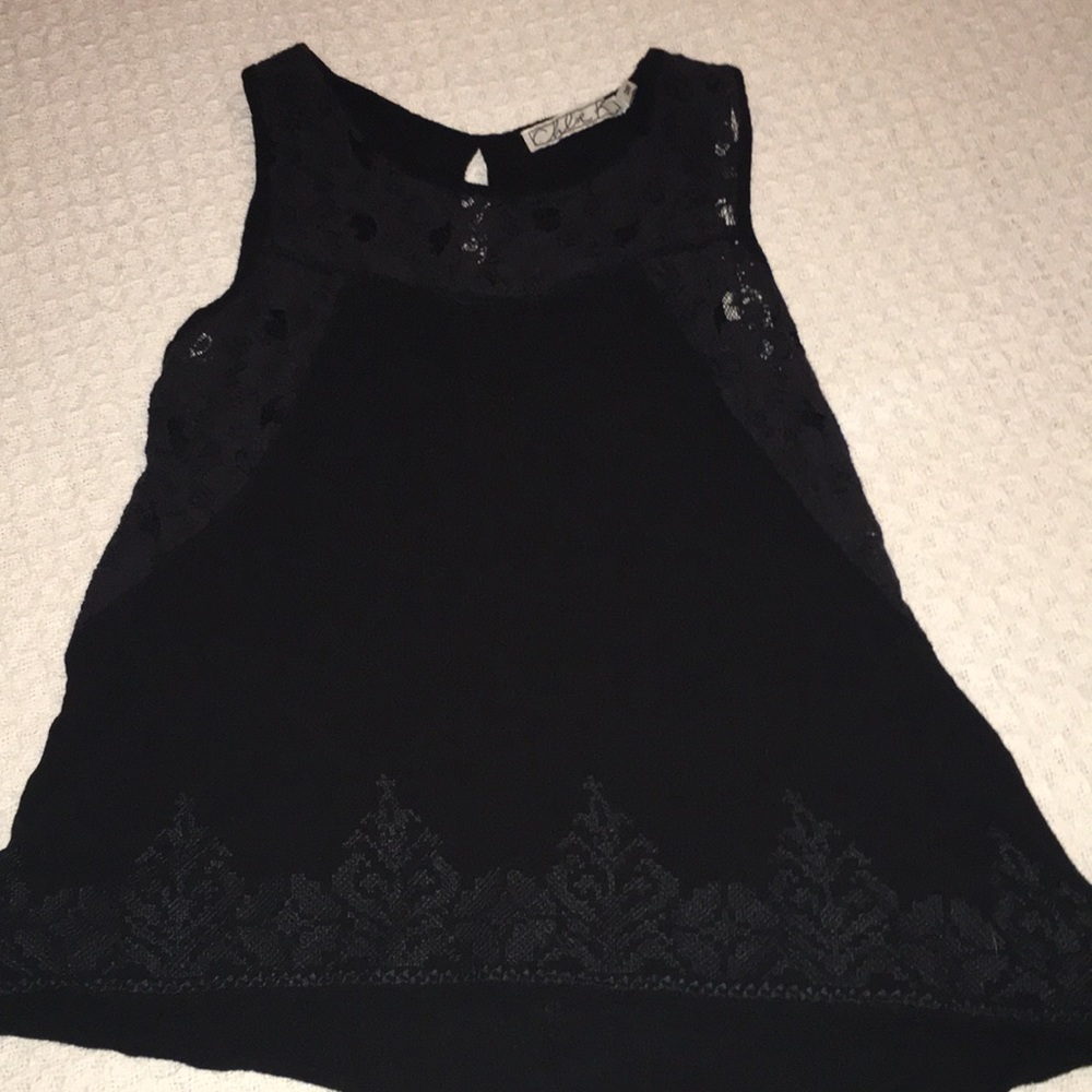 Stylish black  tank top